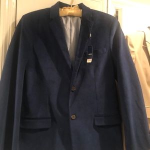 Izod  Boys Navy Blue Corduroy Jacket Size 20